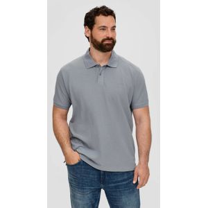 S.Oliver Big Size Regular Fit Polo Plus Size Grijs