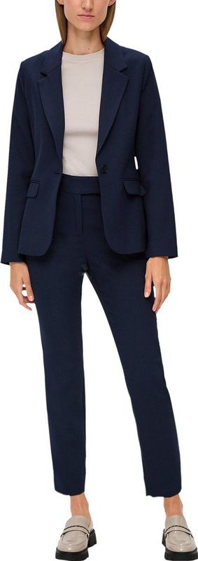 Blazer - Viscoseblend - Lange Mouwen - Slanke Pasvorm