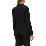Blazer - Black - Met Stretch - Reverskraag - 1-knoopsluiting