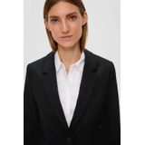 Blazer - Black - Met Stretch - Reverskraag - 1-knoopsluiting