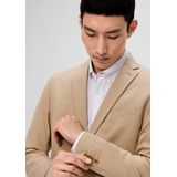 s.Oliver - Colbert - Blazer - Lichtbruin - Slim Fit