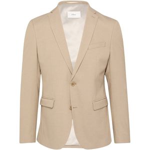 s.Oliver - Colbert - Blazer - Lichtbruin - Slim Fit