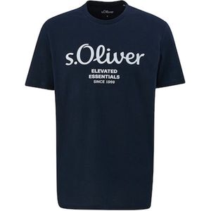 Design - Shirt - Ronde Hals - Jersey - Logoprint - Kwartmouw