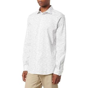 s.Oliver - Hemd - Maat L - Mannen - 01A1 WHITE - katoen