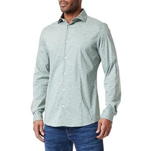 s.Oliver Herenhemd met lange mouwen, slim fit groen M, groen, M