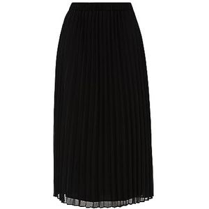 s.Oliver - Damesrok - Zwart - Strokenrok