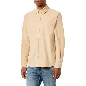 s.Oliver Herenhemd met lange mouwen, regular fit bruin S, bruin, S