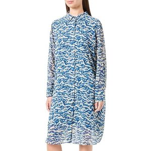 s.Oliver Chiffon jurk dames chiffon jurk, Blauw