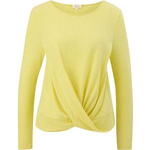 s.Oliver - T-Shirt - Zwart - Lange Mouwen - Loose Fit