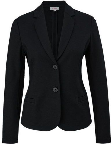 Blazer - Twill - Interlock-jersey - Getailleerd Model - Lange Mouwen