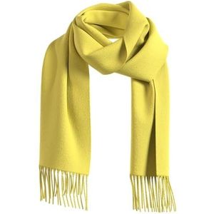 s.Oliver Sales GmbH & Co. KG/s.Oliver Damessjaal met franjes, sjaal met franjes, geel, One Size