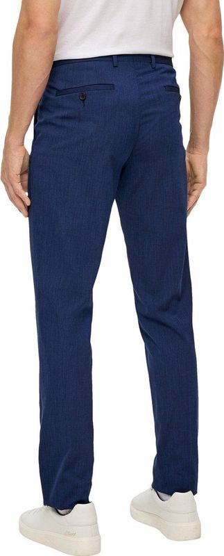 Chino Broek - Mélange - Gevoerde Stof - Ritssluiting - Zakken Aan De Zijkant