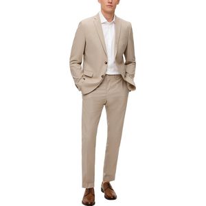 s.Oliver BLACK LABEL - Colbert - Effen - Materiaalmix - Slim Fit