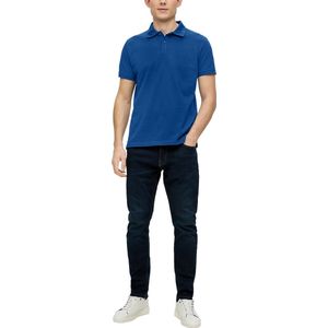 Polo - Katoenen Polo - Blauw - 100% Katoen