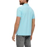 S.Oliver Regular Fit Polo met Logo Turquoise