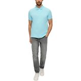 S.Oliver Regular Fit Polo met Logo Turquoise