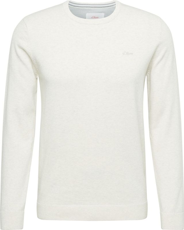 S.Oliver Trui met Logo Ecru