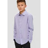 Overhemden - Effen - Katoen - Lange Mouw - Slim Fit - Kentkraag