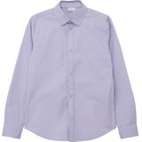 Overhemden - Effen - Katoen - Lange Mouw - Slim Fit - Kentkraag