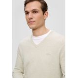S.Oliver Pullover met Logo Ecru