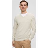 S.Oliver Pullover met Logo Ecru