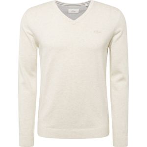 S.Oliver Pullover met Logo Ecru