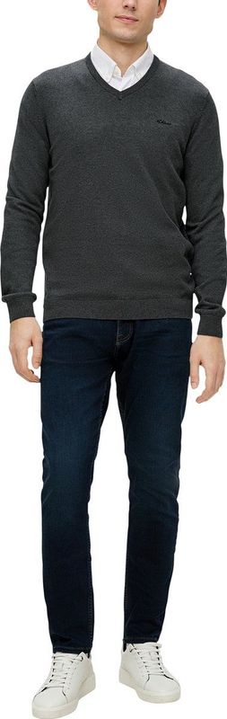 Oliver - Pull - Mannen - 98W2 GREY/BLACK