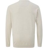 s.Oliver Big Size - Trui - Ecru - Met Logo