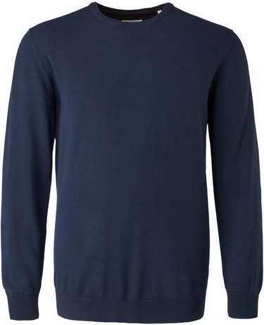 s.Oliver - Big Size - Trui - Katoen - Ronde Hals - Lange Mouwen