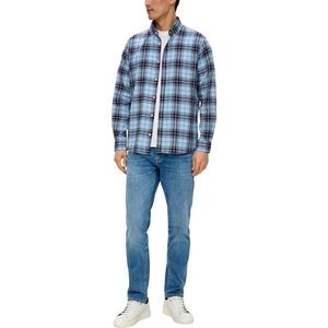 Overhemd - Geruit - Katoen - Lange Mouw - Regular Fit