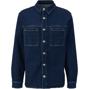 s.Oliver - Hemd - Blauw - Katoen