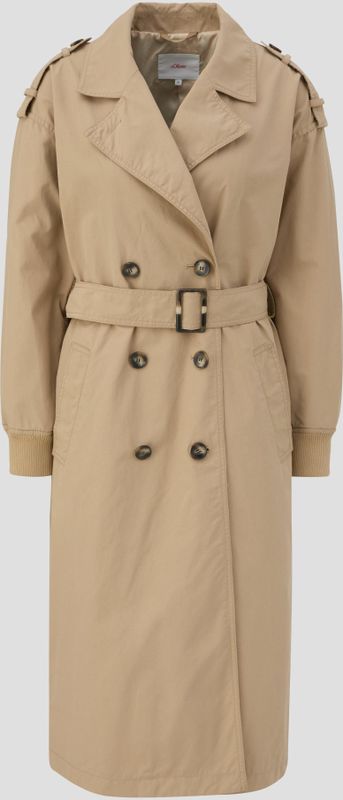 s.Oliver - Tussenmantel - Camel - Trenchcoat - Oversized