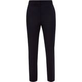 Broek - Slim-fit 7/8 - Casual - Hoogwaardige Stof - Zwart