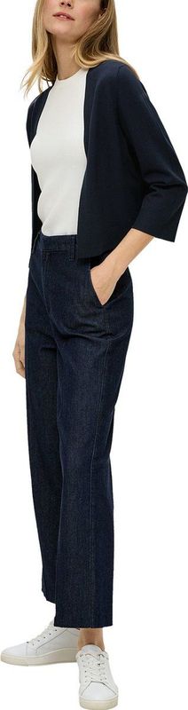 Gebreid - Vest - Effen - Knitwear - Driekwart Mouw