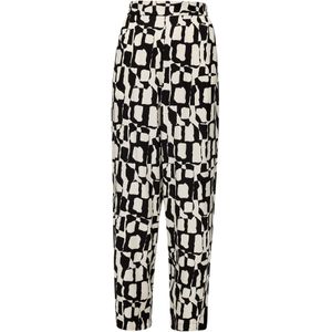 Harembroek - Grijs/Black - 100% Viscose - Normale Pasvorm