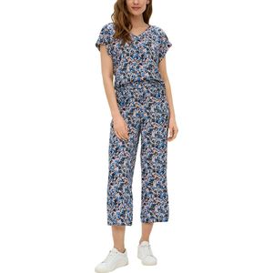 Broek - Culottes - Lichte en Luchtige Broek - All-over Bloemenprint