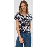 Blouse - Viscose - Zachte V-hals - Ontspannen Pasvorm - Korte Mouwen