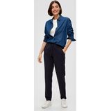 s.Oliver - Casual Interlock Joggingbroek - Taps Toelopend - Enkellengte
