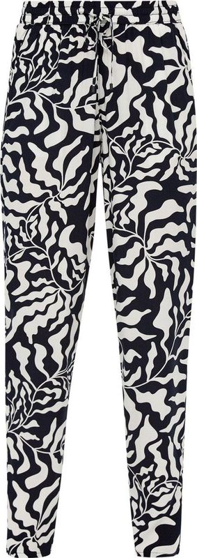 Broek - Vloeiende Instapbroek - Viscose - Casual Look - Taps Toelopende Pijpen