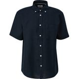 s.Oliver - Overhemd - Marine - Regular Fit - Halve Mouw