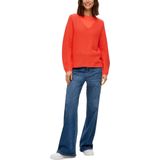 s.Oliver - Trui - Bright Red - Met V-hals - Lange Mouwen - Regular Fit