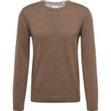 s.Oliver - Trui - Bruin - Knitwear - Ronde Hals, Lange Mouw, Normale Pasvorm