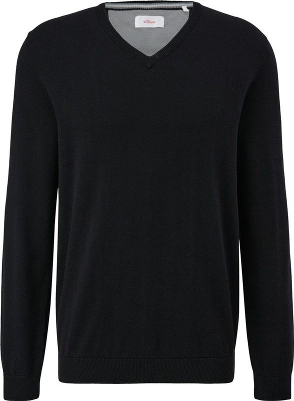 s.Oliver - Strickpullover - Gebreide Sweater - V-hals - Heren