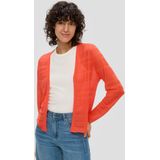 s.Oliver - Gebreid Vest - Kreeft - V-hals - Lange Mouw