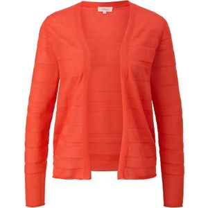 s.Oliver - Gebreid Vest - Kreeft - V-hals - Lange Mouw