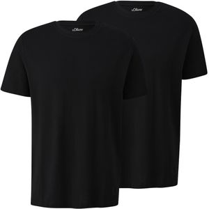 s.Oliver - T-shirt - Set van Twee - Katoen - Ronde Hals - Korte Mouwen