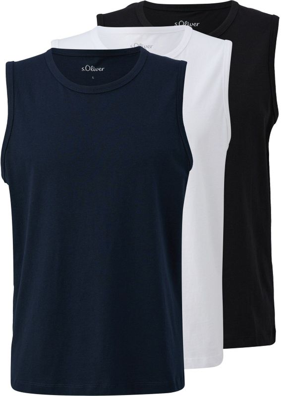 T-shirt - Effen - Jersey - 3 Pack