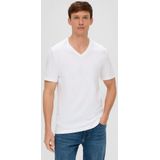 s.Oliver - Shirt - Navy - 3 Pack - Kwartmouw - Ronde Hals - Effen