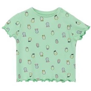 s.Oliver - Shirt - Geel/Mintgroen/Lavendel/Zwart - Jersey - Ronde Hals