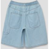 Jeans - Effen - Blauw Denim - Regular Pasvorm - Elastische Taille